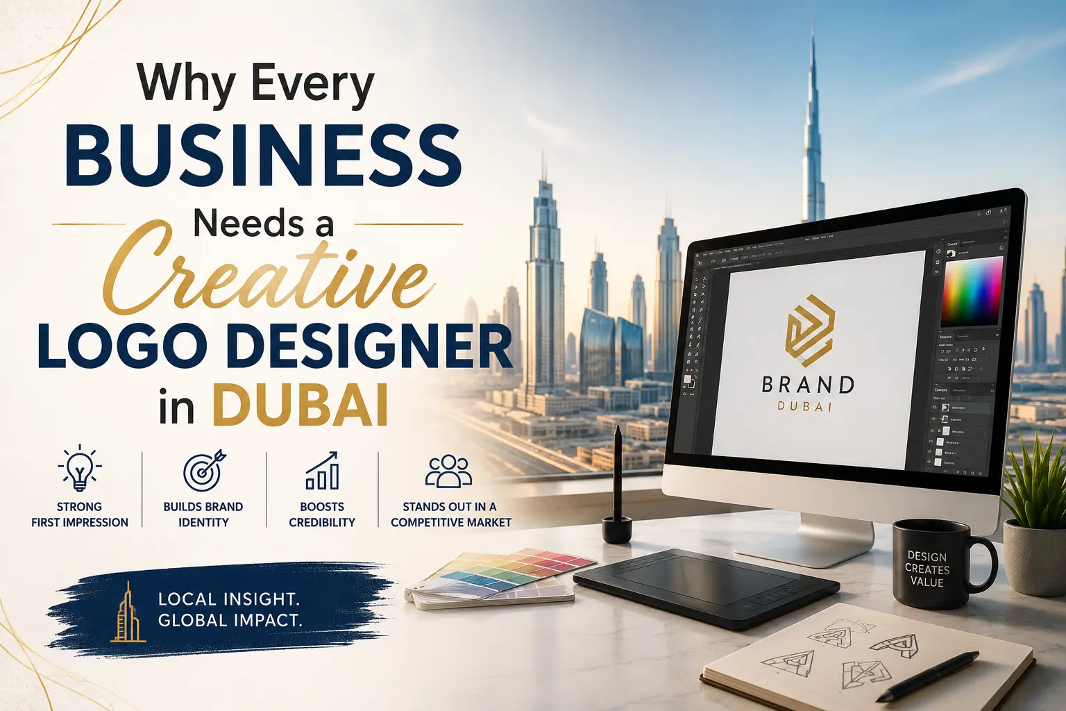 Why Every Business Needs a Creative Logo Designer in Dubai